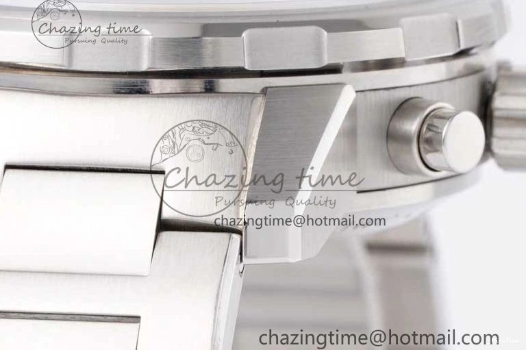 MIROTIME 0302 Aquatimer Chrono SS V6SF 1:1 Best Edition Blue Dial on SS Bracelet A Modern 7032